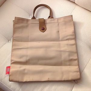 Fold up tan tote by FFI